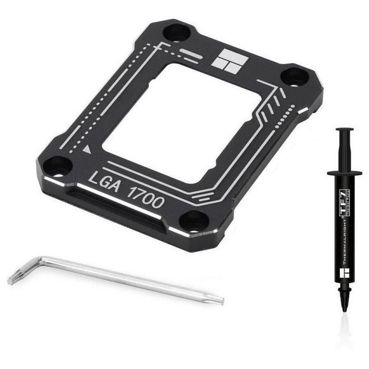 THERMALRIGHT - LGA1700 Bending Corrector Frame - Cadre de renfort CPU - Noir - Pour socket Intel LGA1700 - Anti-déformation THERMALRIGHT - LGA1700 Bending Corrector Frame - Cadre de renfort CPU - Noir - Pour socket Intel LGA1700 - Anti-déformation