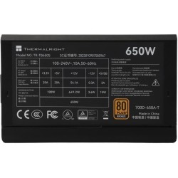 Alimentation PC - THERMALRIGHT - TB650S - 650W - 80+ Bronze - Non modu