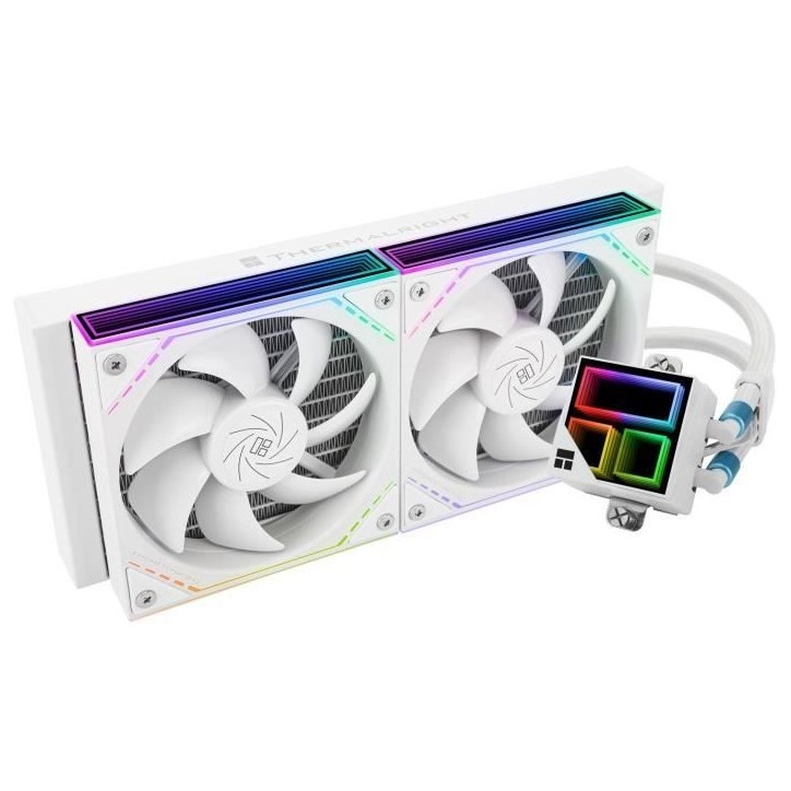 Watercooling AIO - THERMALRIGHT - Frozen Infinity 240 - Blanc - Ventilateurs 2x120mm ARGB - Compatibilité Intel et AMD Watercooling AIO - THERMALRIGHT - Frozen Infinity 240 - Blanc - Ventilateurs 2x120mm ARGB - Compatibilité Intel et AMD