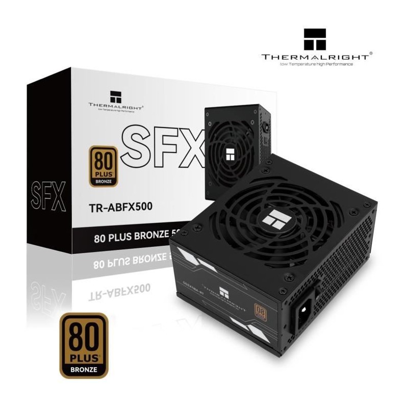 Alimentation PC non modulaire - THERMALRIGHT ABFX 500 - 80+ Bronze - N Alimentation PC non modulaire - THERMALRIGHT ABFX 500 - 80+ Bronze - N