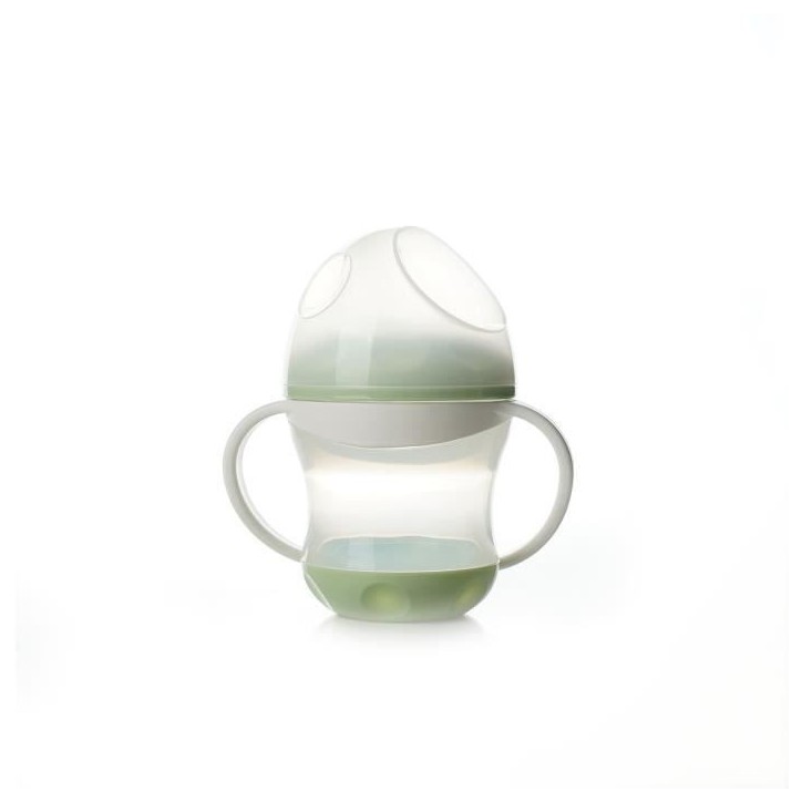 Tasse anti-fuites - THERMOBABY - Vert Céladon - 180 ml - Ergonomique et hygiénique
