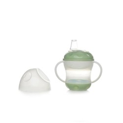 Tasse anti-fuites - THERMOBABY - Vert Céladon - 180 ml - Ergonomique