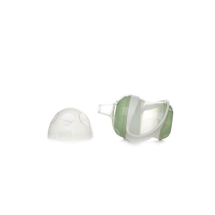 Tasse anti-fuites - THERMOBABY - Vert Céladon - 180 ml - Ergonomique et hygiénique