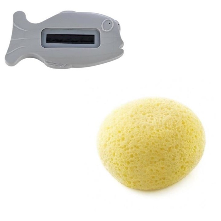 Pack bain - THERMOBABY - VASCO 9 en 1 - Gris Charme