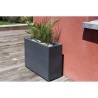 EDA Bac a fleurs Muret Loft GRAPHIT - 46 L - 78,5 x 29,5 x 60 cm - Gri