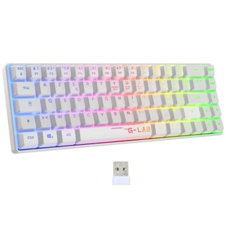 Clavier Gamer - Membrane - The G-Lab - KEYZ HYDROGEN WL - Rétroélair