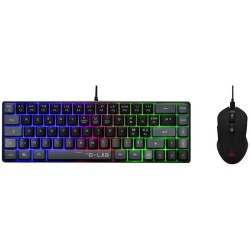 Pack 2 en 1 - The G Lab - Combo Hydrogen BKG - Clavier Azerty - Souris