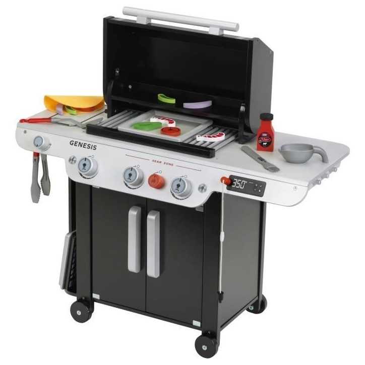Grand barbecue Weber Genesis - KLEIN - 9445 - Bois FSC - Avec accessoires - Des 3 ans Grand barbecue Weber Genesis - KLEIN - 9445 - Bois FSC - Avec accessoires - Des 3 ans