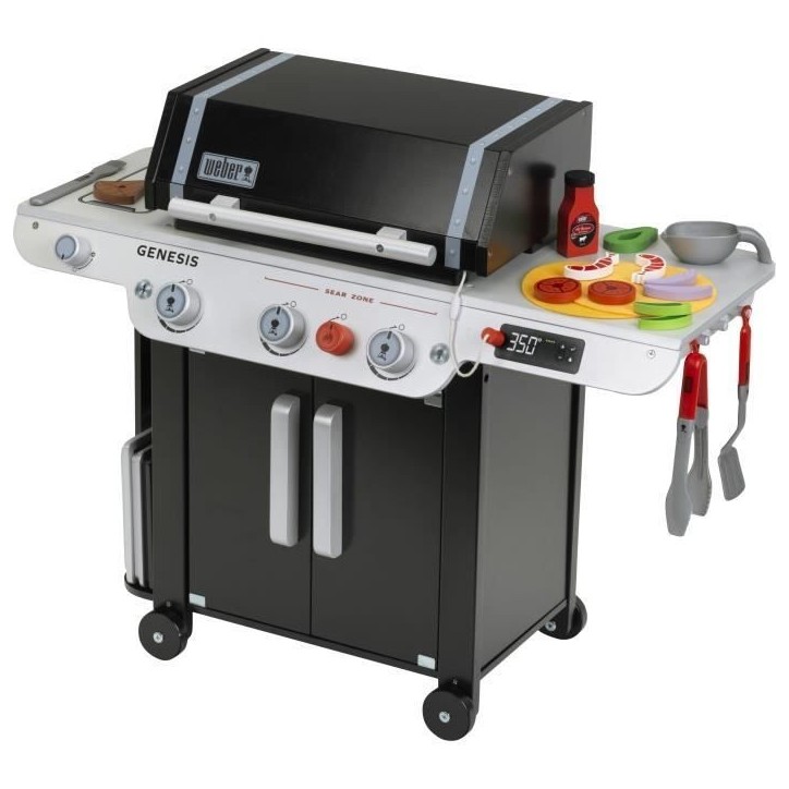 Grand barbecue Weber Genesis - KLEIN - 9445 - Bois FSC - Avec accessoires - Des 3 ans Grand barbecue Weber Genesis - KLEIN - 9445 - Bois FSC - Avec accessoires - Des 3 ans
