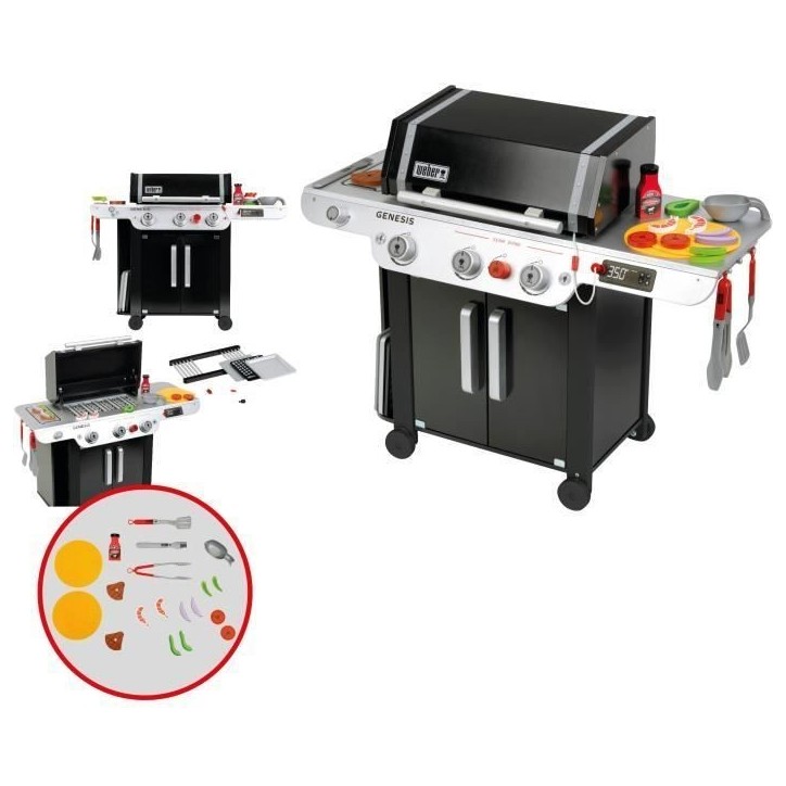 Grand barbecue Weber Genesis - KLEIN - 9445 - Bois FSC - Avec accessoires - Des 3 ans Grand barbecue Weber Genesis - KLEIN - 9445 - Bois FSC - Avec accessoires - Des 3 ans