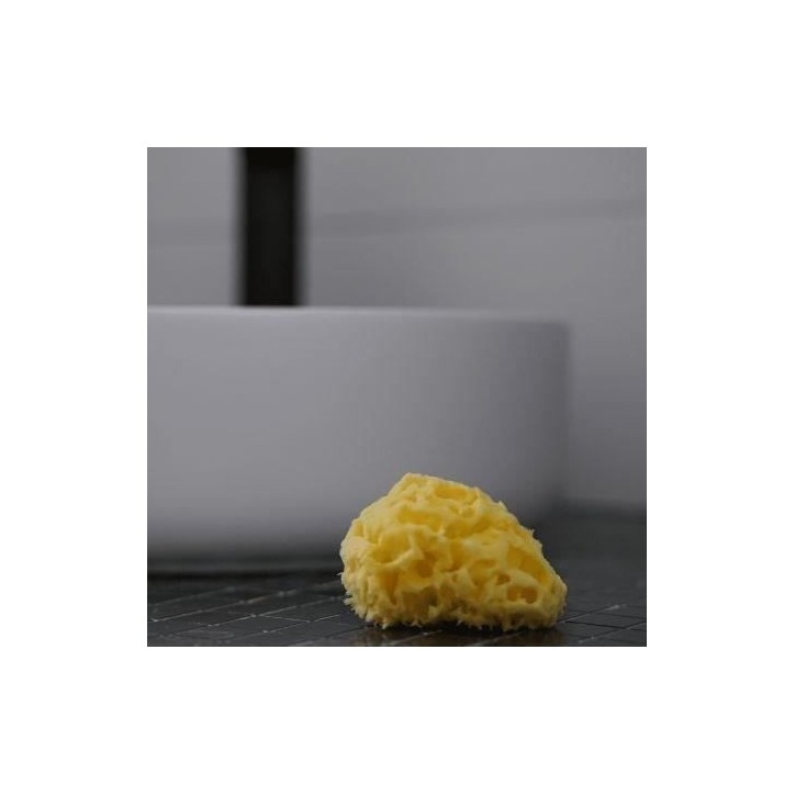 Eponge de mer - THERMOBABY - HONEYCOMB - Naturelle, durable et douce - Jaune