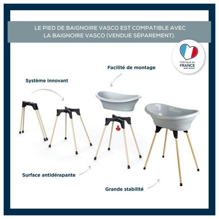 THERMOBABY Pieds de baignoire Vasco