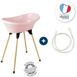 THERMOBABY KIT BAIGNOIRE VASCO Rose Poudré : baignoire + pieds + tuya