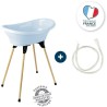 Kit baignoire VASCO Fleur Bleue - 3 en 1 - 800*500*270 - Bleu - THERMO