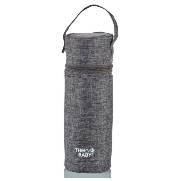 Porte biberon THERMOBABY - isotherme - gris chiné Porte biberon THERMOBABY - isotherme - gris chiné