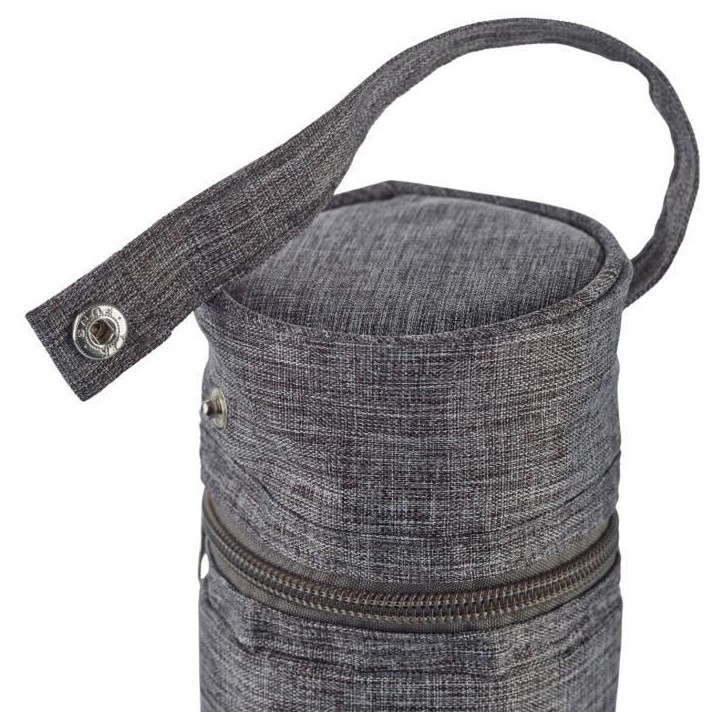 Porte biberon THERMOBABY - isotherme - gris chiné Porte biberon THERMOBABY - isotherme - gris chiné