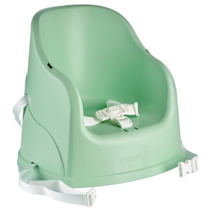 Rehausseur de chaise THERMOBABY Tudi - de 6 a 36 mois - Harnais de sécurité 3 points - Vert céladon Rehausseur de chaise THERMOBABY Tudi - de 6 a 36 mois - Harnais de sécurité 3 points - Vert céladon