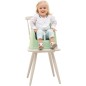Rehausseur de chaise THERMOBABY Tudi - de 6 a 36 mois - Harnais de sécurité 3 points - Vert céladon