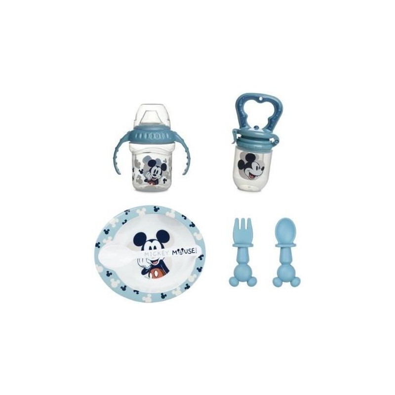 Pack repas 1er age THERMOBABY MICKEY - 1 grignoteuse + 1 bol avec cuil Pack repas 1er age THERMOBABY MICKEY - 1 grignoteuse + 1 bol avec cuil