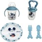 Pack repas 1er age THERMOBABY MICKEY - 1 grignoteuse + 1 bol avec cuillere + 1 tasse a poignée + un set de 2 couverts