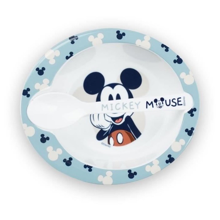 Pack repas 1er age THERMOBABY MICKEY - 1 grignoteuse + 1 bol avec cuillere + 1 tasse a poignée + un set de 2 couverts Pack repas 1er age THERMOBABY MICKEY - 1 grignoteuse + 1 bol avec cuillere + 1 tasse a poignée + un set de 2 couverts