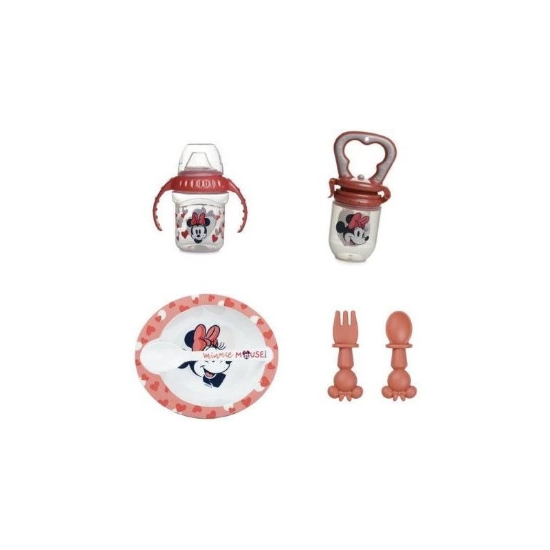 Pack repas 1er age THERMOBABY MINNIE - 1 grignoteuse + 1 bol avec cuil Pack repas 1er age THERMOBABY MINNIE - 1 grignoteuse + 1 bol avec cuil