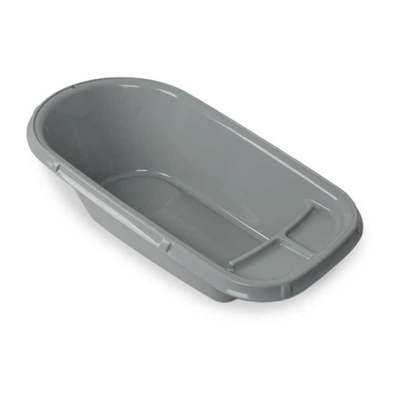 Baignoire bébé - THERMOBABY - Luxe Gris Charme - Taille adaptée - S