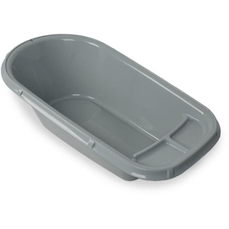 Baignoire bébé - THERMOBABY - Luxe Gris Charme - Taille adaptée - S
