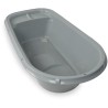 Baignoire bébé - THERMOBABY - Luxe Gris Charme - Taille adaptée - S