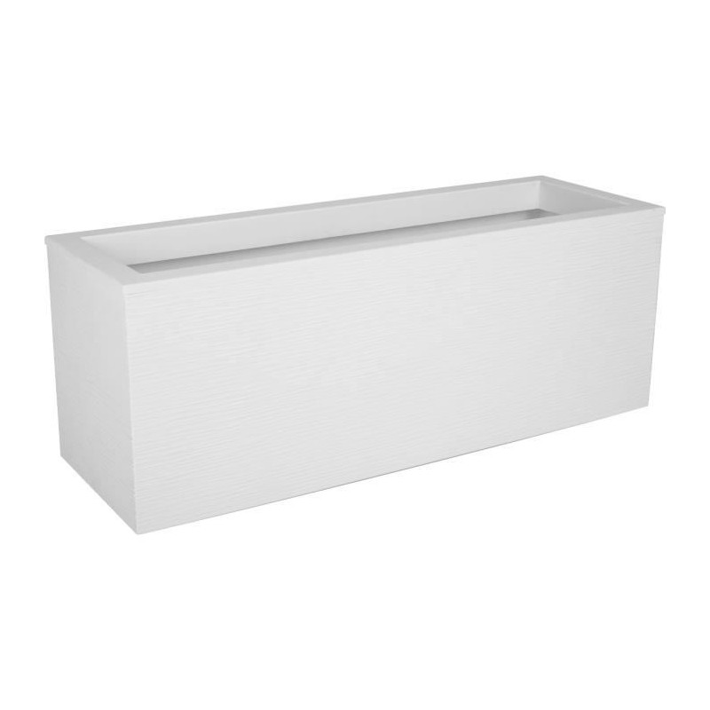 EDA Balconniere GRAPHIT UP - 25 L - 59 x 19,5 x 22,8 cm - Blanc cérus