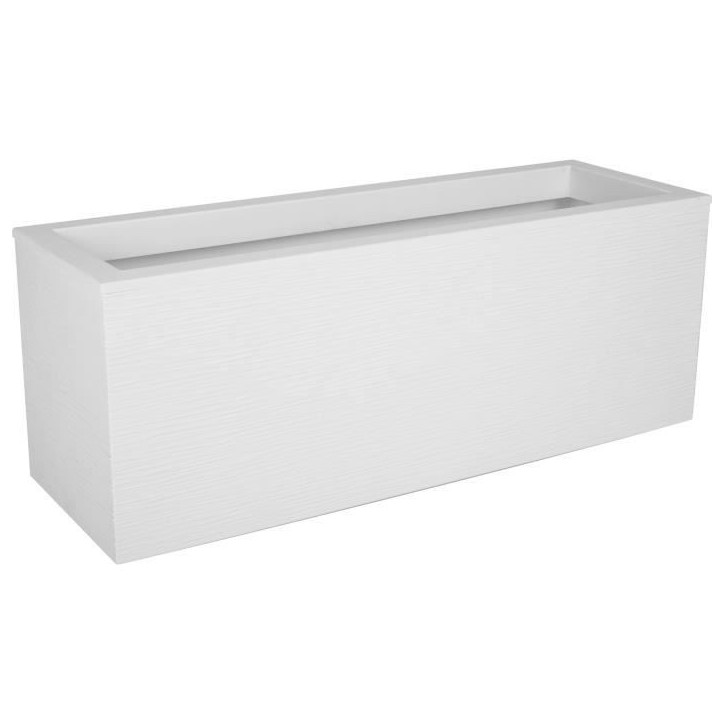 EDA Balconniere GRAPHIT UP - 25 L - 59 x 19,5 x 22,8 cm - Blanc cérusé