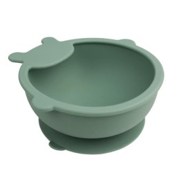 Bol ventouse - THERMOBABY - Silicone - Vert Cactus - Antidérapant et
