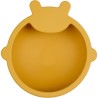 Bol Ventouse - THERMOBABY - Silicone - Jaune Miel, antidérapant et in