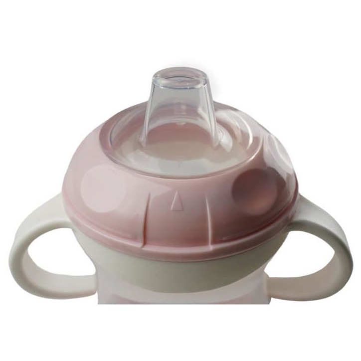 THERMOBABY Tasse anti-fuites + couv - Rose poudré THERMOBABY Tasse anti-fuites + couv - Rose poudré