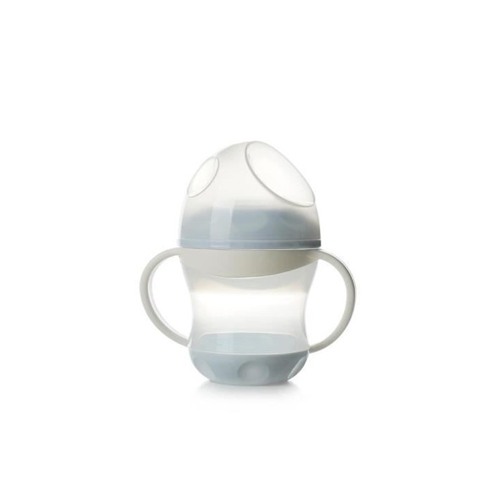 THERMOBABY Tasse anti-fuites + couv - Fleur bleue THERMOBABY Tasse anti-fuites + couv - Fleur bleue