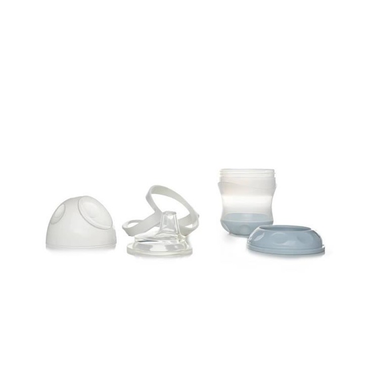 THERMOBABY Tasse anti-fuites + couv - Fleur bleue THERMOBABY Tasse anti-fuites + couv - Fleur bleue