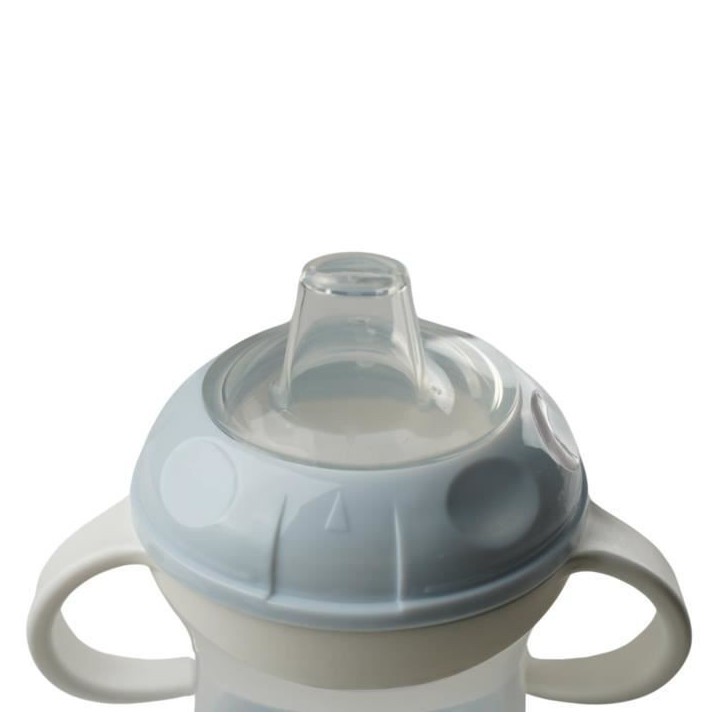 THERMOBABY Tasse anti-fuites + couv - Fleur bleue THERMOBABY Tasse anti-fuites + couv - Fleur bleue