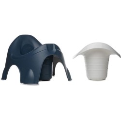 Pot - THERMOBABY - IDEO - Bleu - Avec écuelle amovible, ergonomique e