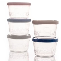 Lot de 5 boîtes de conservation - THERMOBABY - 250 ml - Hermétiques