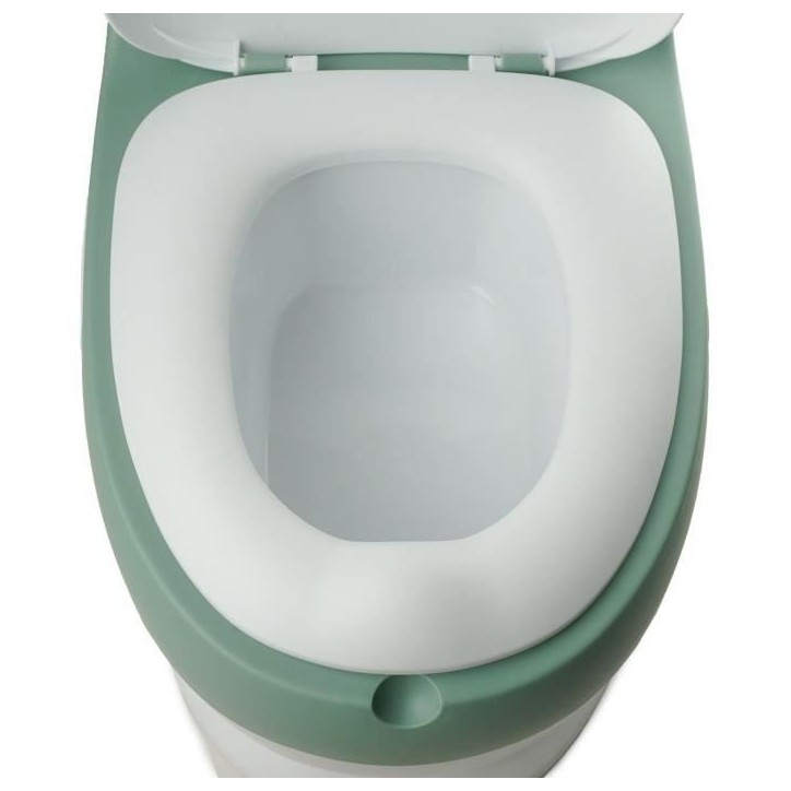 Mini toilette - THERMOBABY - Vert Sauge - Confortable avec bruit de chasse d'eau