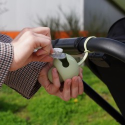 Range tétine - THERMOBABY - Silicone - Vert Cactus - Doux et sans BPA