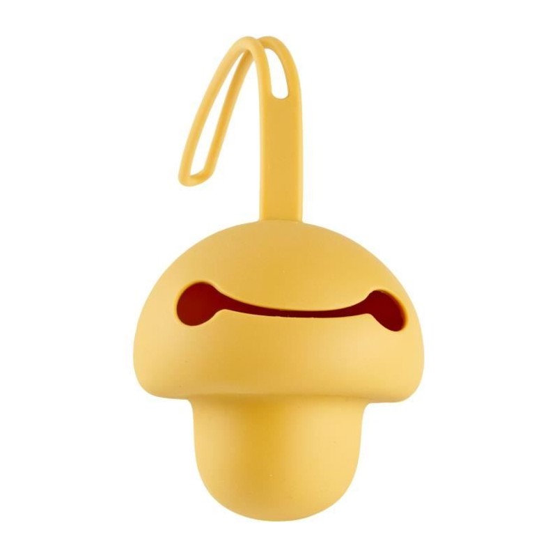 Range tétine - THERMOBABY - Silicone - Jaune Miel - Doux et sans BPA