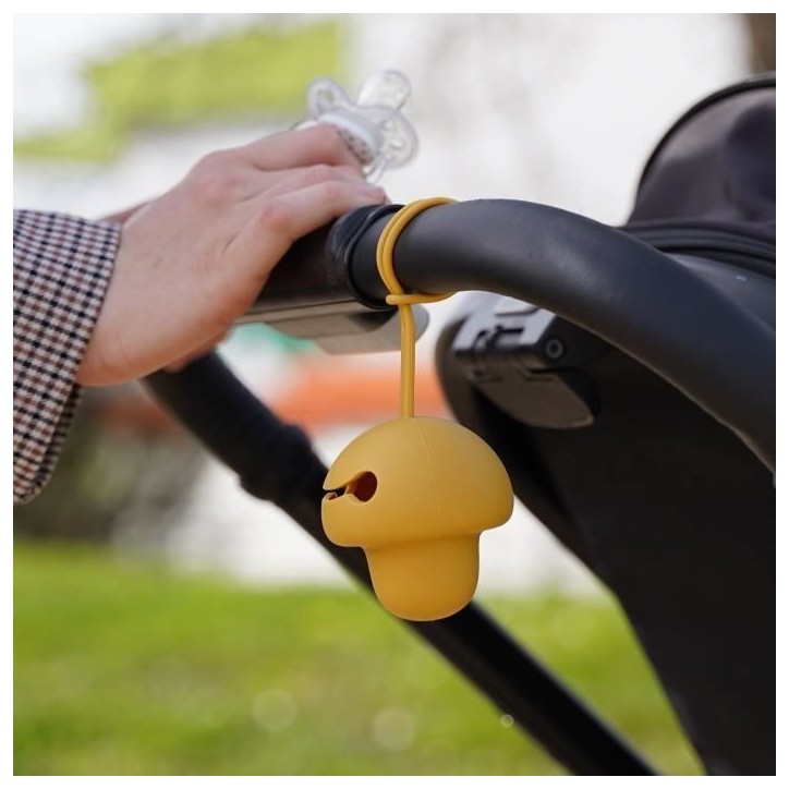Range tétine - THERMOBABY - Silicone - Jaune Miel - Doux et sans BPA Range tétine - THERMOBABY - Silicone - Jaune Miel - Doux et sans BPA