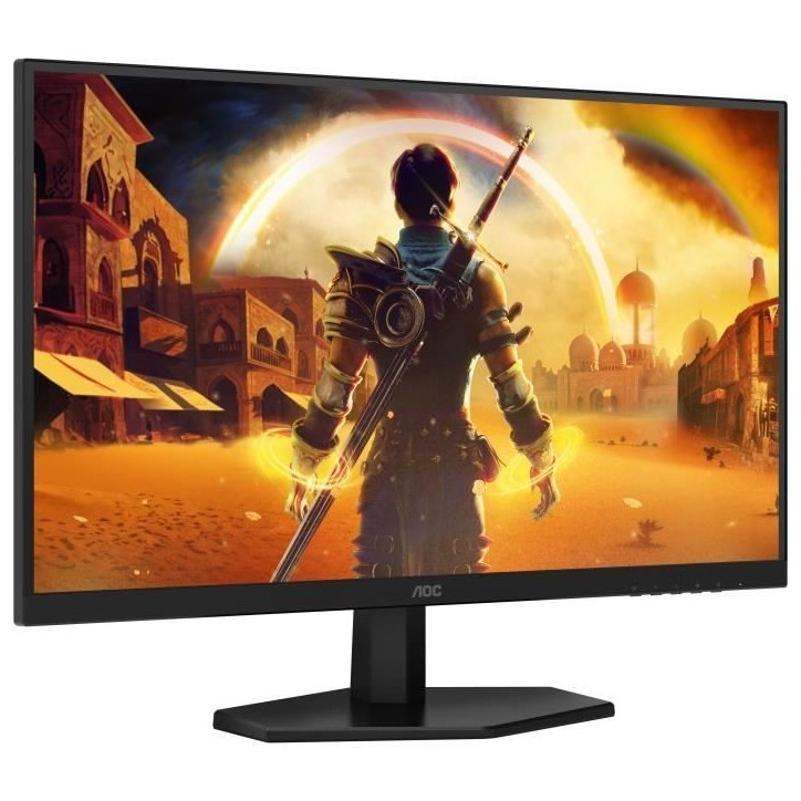Ecran PC Gamer - AOC - 27 - FHD - 180Hz - Dalle Fast IPS - 0,5ms - Ajustable en hauteur - 27G42E
