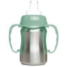 Tasse d'apprentissage - THERMOBABY - Inox - 180 ml - Vert Cactus - Erg