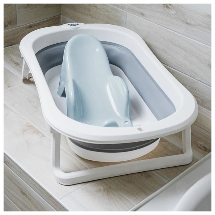 THERMOBABY Transat de bain pour bébé ATOLL Fleur bleue THERMOBABY Transat de bain pour bébé ATOLL Fleur bleue