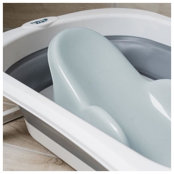 THERMOBABY Transat de bain pour bébé ATOLL Fleur bleue THERMOBABY Transat de bain pour bébé ATOLL Fleur bleue