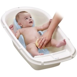 THERMOBABY Transat de bain babycoon - Fleur bleue