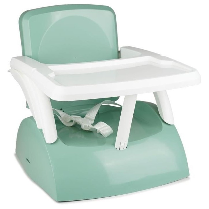 Rehausseur de chaise - THERMOBABY - GUSTO 2-en-1 - Vert Sauge - Evolutif et transportable Rehausseur de chaise - THERMOBABY - GUSTO 2-en-1 - Vert Sauge - Evolutif et transportable