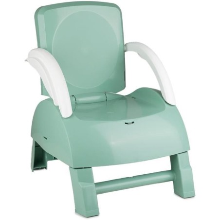 Rehausseur de chaise - THERMOBABY - GUSTO 2-en-1 - Vert Sauge - Evolutif et transportable